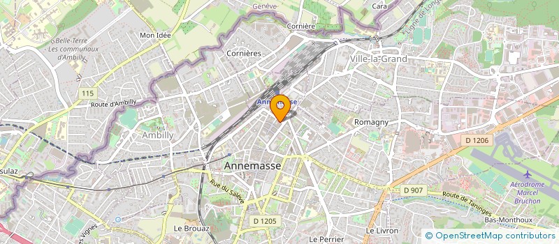 localisation de l'entreprise AUDMATH à ANNECY