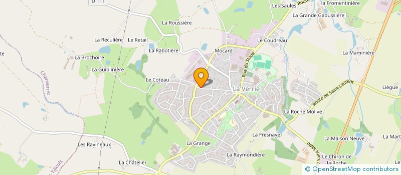 localisation de l'entreprise AUDMECA  CHANVERRIE