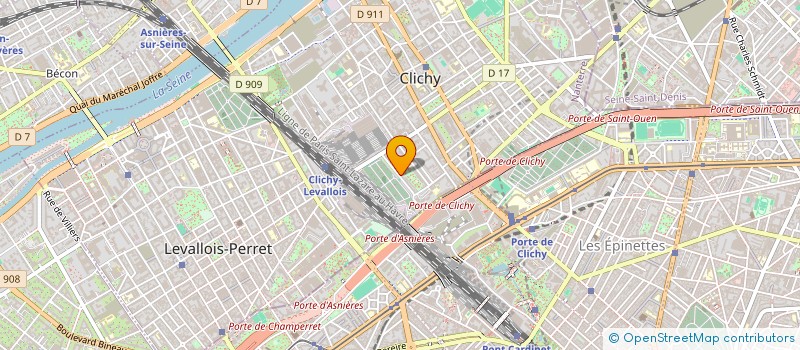 localisation de l'entreprise AUDO - BEAUVALLET à CLICHY