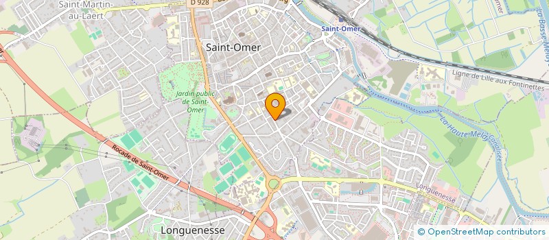 localisation de l'entreprise AUDO PACT à SAINT-OMER