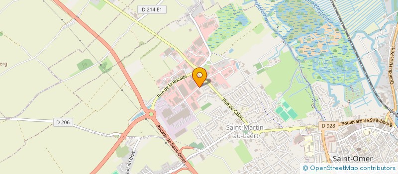 localisation de l'entreprise AUDO-TRI ( TRAVAIL RECUPERATION INSERTION )  SAINT-MARTIN-LEZ-TATINGHEM