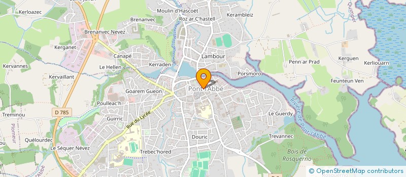 localisation de l'entreprise AUDOBOIS  COMBRIT