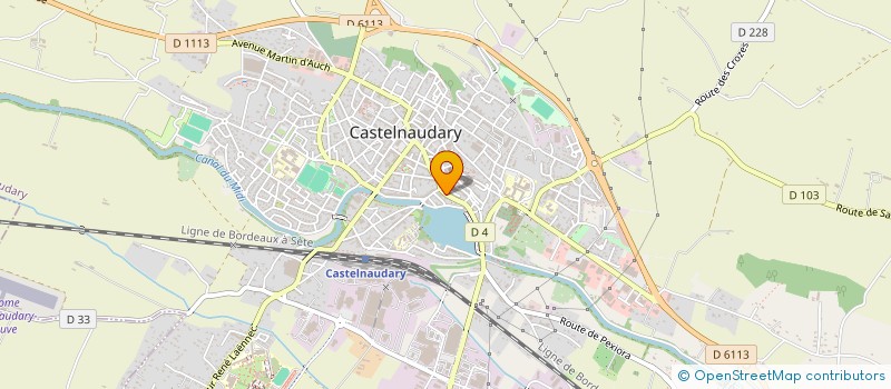 localisation de l'entreprise AUDOISE BUREAUTIQUE INFORMATIQUE à CASTELNAUDARY