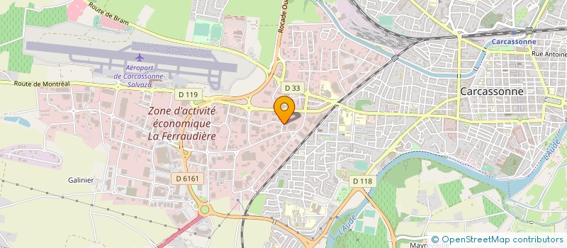 localisation de l'entreprise AUDOISE FERRONNERIE SOCIETE NOUVELLE à CARCASSONNE