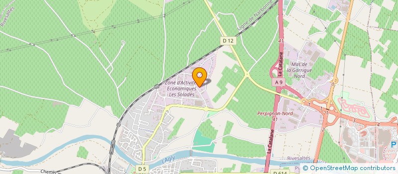 localisation de l'entreprise AUDOISE PROTECTION INCENDIE à RIVESALTES