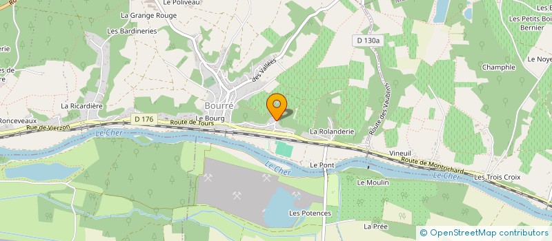 localisation de l'entreprise AUDOL  MONTRICHARD VAL DE CHER