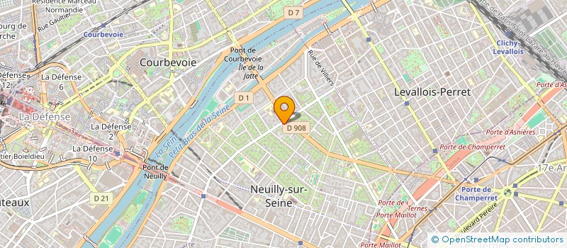 localisation de l'entreprise AUDOLERA à NEUILLY-SUR-SEINE