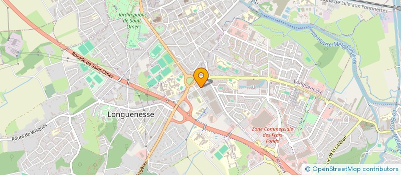 localisation de l'entreprise AUDOMAROSE à LONGUENESSE