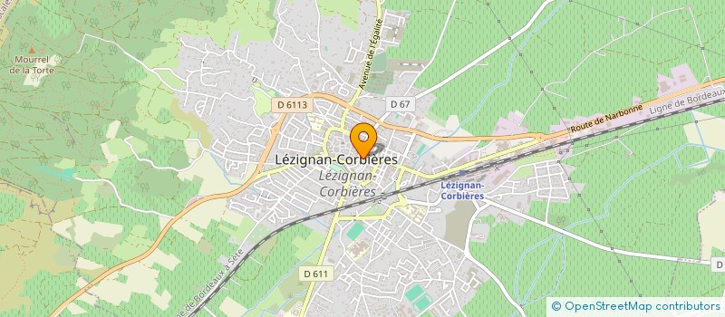 localisation de l'entreprise AUDOPTIQUE à LEZIGNAN-CORBIERES