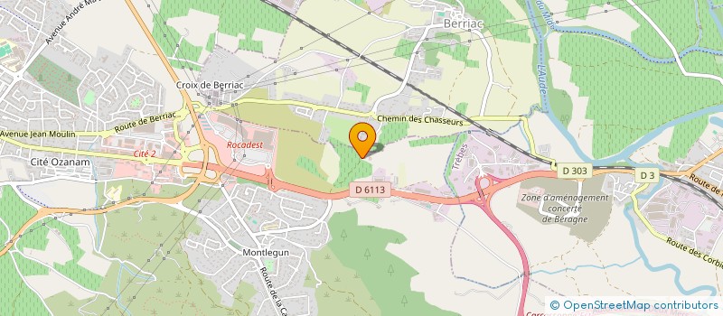 localisation de l'entreprise AUDOTEL SARL  CARCASSONNE