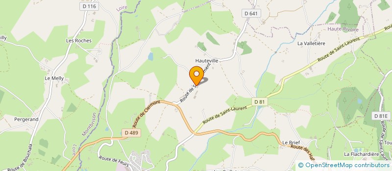 localisation de l'entreprise AUDOUARD BETAIL à HAUTE-RIVOIRE