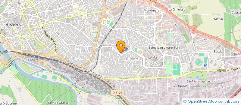 localisation de l'entreprise AUDOUARD ENERGY  BEZIERS