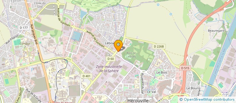 localisation de l'entreprise AUDOUARD ERIC à HEROUVILLE-SAINT-CLAIR