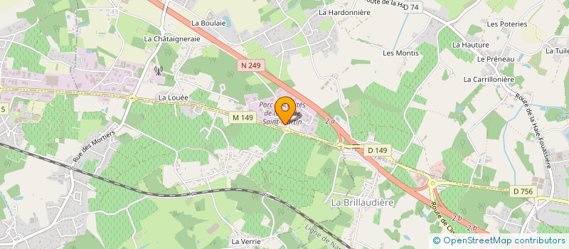 localisation de l'entreprise AUDOUIN AGENCEMENT à HAUTE-GOULAINE