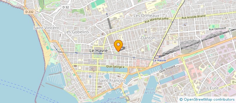 localisation de l'entreprise AUDOUS.G & THUROTTE SOPHIE à LE HAVRE