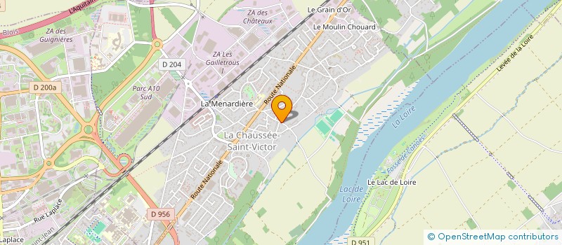 localisation de l'entreprise AUDOUX CONSULTING  LA CHAUSSEE-SAINT-VICTOR