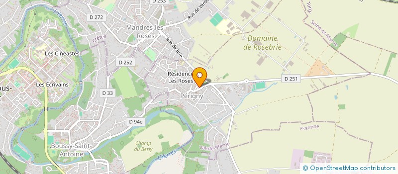 localisation de l'entreprise AUDOUY                        PAUL  PERIGNY