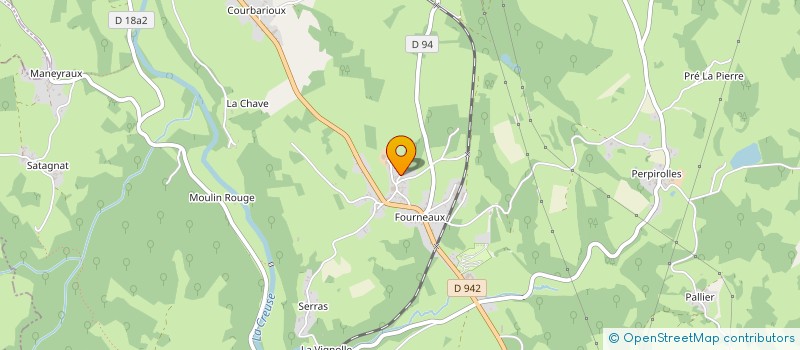 localisation de l'entreprise AUDOUZE SARL à SAINT MEDARD LA ROCHETTE