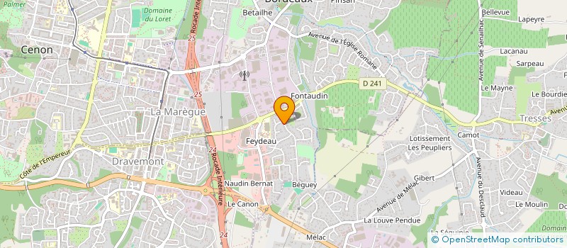 localisation de l'entreprise AUDOY LAMETTE  ARTIGUES-PRES-BORDEAUX