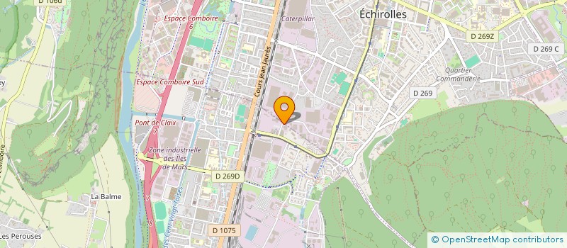 localisation de l'entreprise AUDRAIN FINANCES INVESTISSEMENTS  LE PONT-DE-CLAIX