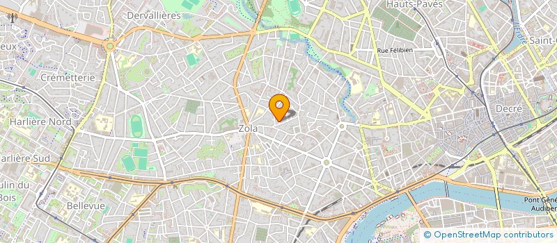 localisation de l'entreprise AUDRAIN MENUISERIE ISOLATION à NANTES
