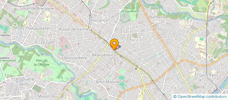 localisation de l'entreprise AUDRAIN ORTHO MEDICAL à SAINT-HERBLAIN