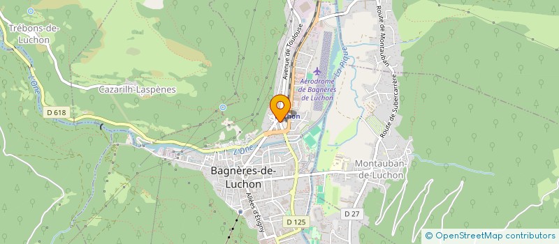 localisation de l'entreprise AUDRAN  BAGNERES-DE-LUCHON