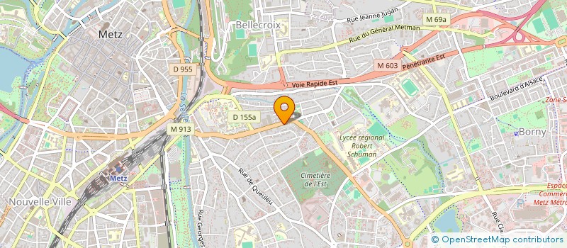 localisation de l'entreprise AUDRAN  METZ