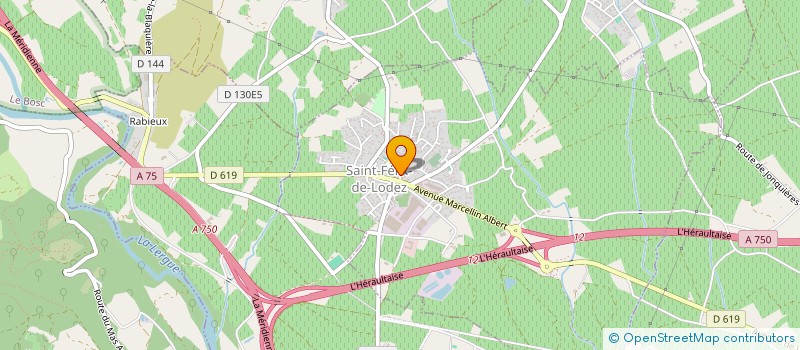 localisation de l'entreprise AUDRAN & ASSOCIES  SAINT-FELIX-DE-LODEZ