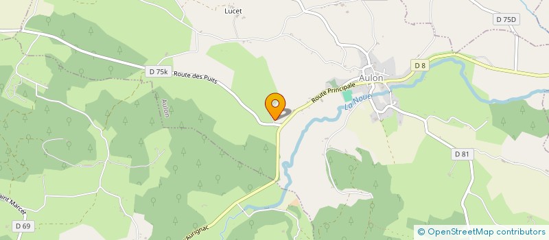 localisation de l'entreprise AUDRAN MYRIAM  AULON