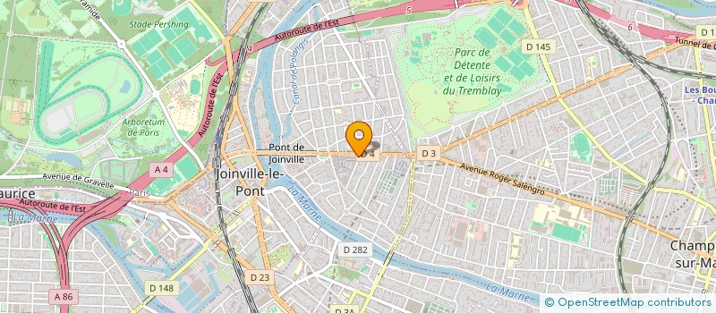 localisation de l'entreprise AUDREY à JOINVILLE-LE-PONT