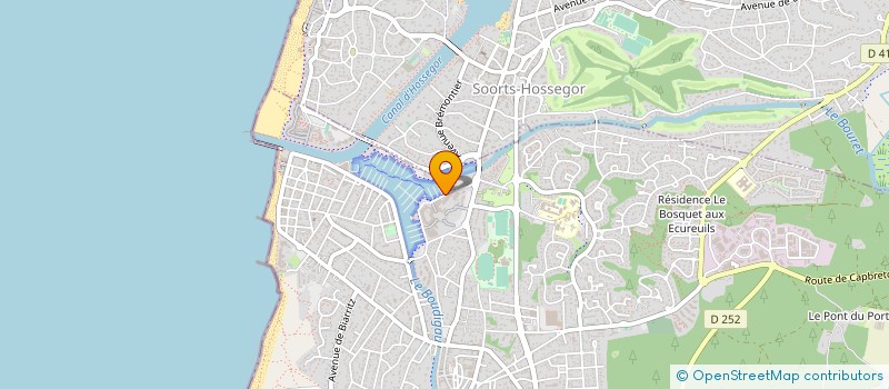 localisation de l'entreprise AUDREY  CAPBRETON