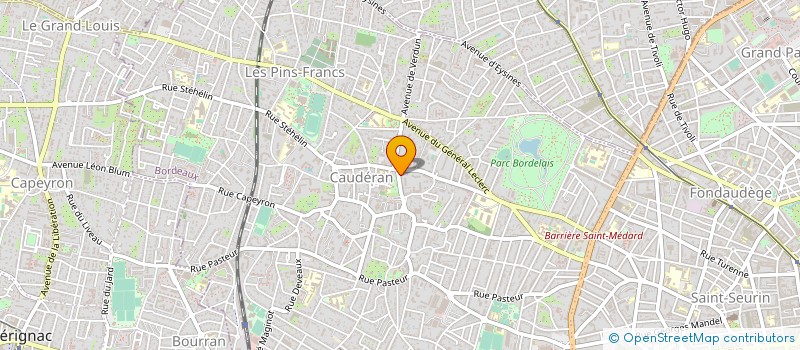 localisation de l'entreprise AUDREY  BORDEAUX