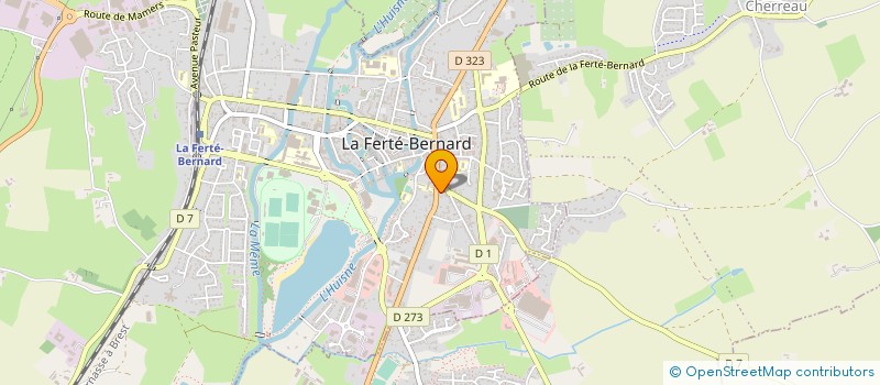 localisation de l'entreprise AUDREY ADRIEN à LA FERTE-BERNARD