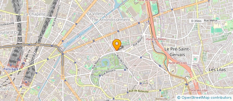 localisation de l'entreprise AUDREY BERD DIFFUSION  PARIS