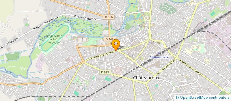 localisation de l'entreprise AUDREY BOXBERGER - ALYNE LACAILLE à CHATEAUROUX