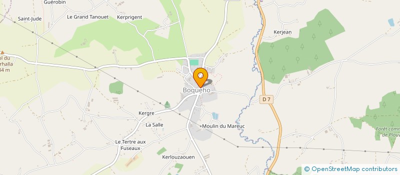 localisation de l'entreprise AUDREY COIFFURE  BOQUEHO