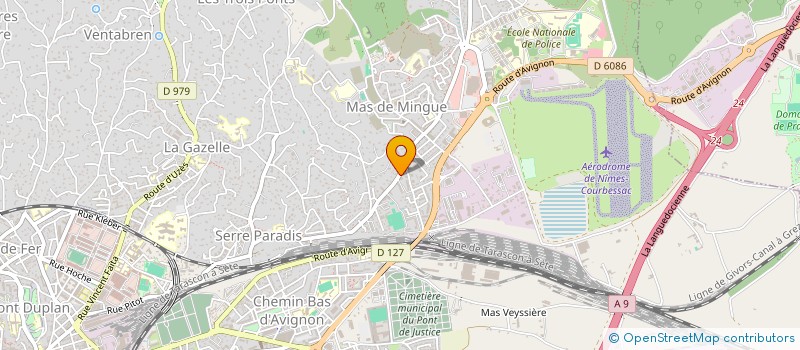 localisation de l'entreprise AUDREY DUMAS  NIMES