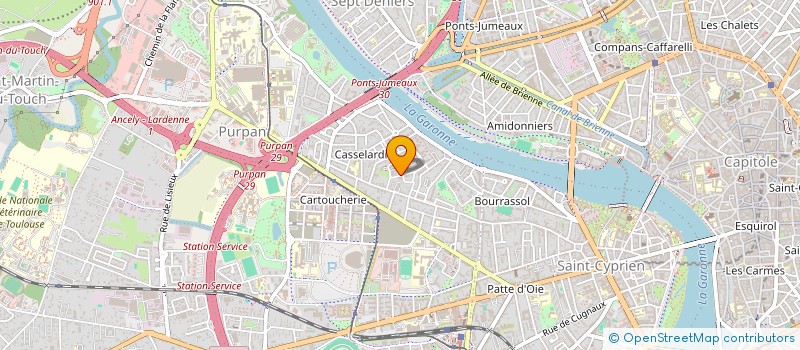 localisation de l'entreprise AUDREY FABIEN LMNP  TOULOUSE