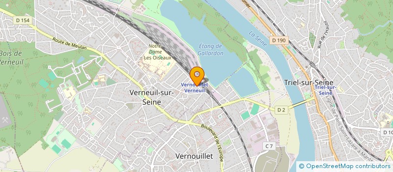 localisation de l'entreprise AUDREY & HENRI-PIERRE  VERNEUIL-SUR-SEINE
