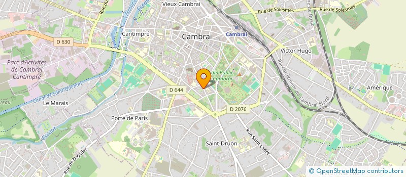 localisation de l'entreprise AUDREY HOAREAU à CAMBRAI