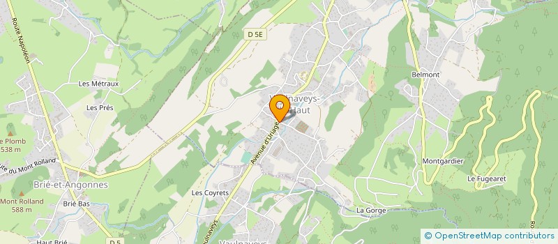 localisation de l'entreprise AUDREY IMMOBILIER  VAULNAVEYS-LE-HAUT