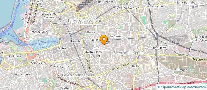 localisation de l'entreprise AUDREY LANGEN KINESIOLOGIE à MARSEILLE