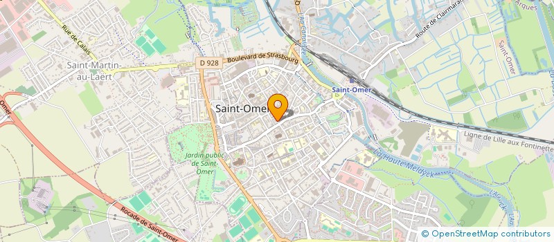 localisation de l'entreprise AUDREY LEGRAND  SAINT-OMER