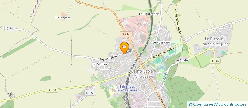 localisation de l'entreprise AUDREY'S MAGIC CLEAN  SAINT-JUST-EN-CHAUSSEE