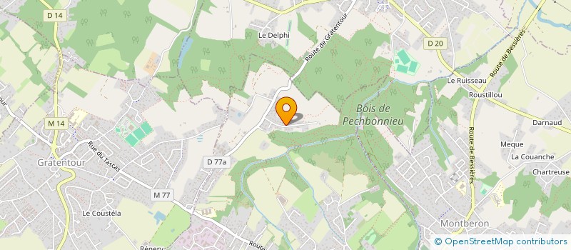 localisation de l'entreprise AUDREY SAND ARCHITECTURES  PECHBONNIEU