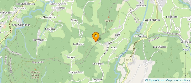 localisation de l'entreprise AUDREYLIA BIGAND & COSTAZ à VILLARD