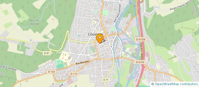 localisation de l'entreprise AUDREYSTETIK à LOUVIERS