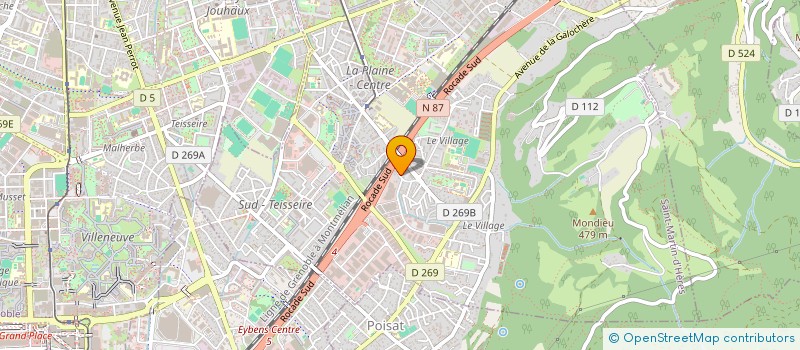 localisation de l'entreprise AUDRIC IMMO  SAINT-MARTIN-D'HERES