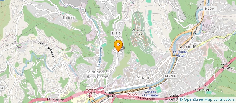 localisation de l'entreprise AUDRICA  SAINT-ANDRE-DE-LA-ROCHE